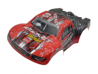 Красный кузов для шорт корса Remo Hobby Rocket