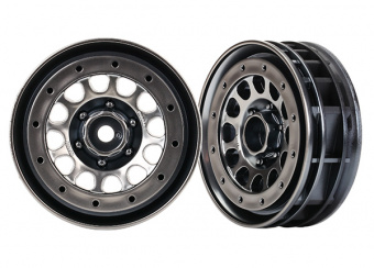 Диски Wheels, Method 105 1.9'' (black chrome, beadlock) (beadlock rings sold separately)