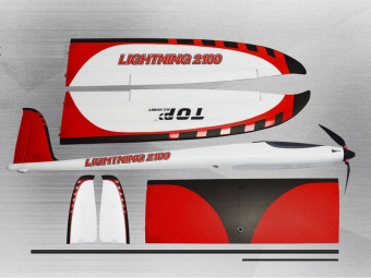 Радиоуправляемый планер Top RC Lightning 2100 (Propeller Power System) 2100мм 2.4G 4-ch LiPo RTF