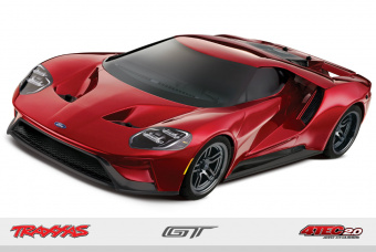 Радиоуправляемая машина TRAXXAS Ford GT 1:10 4WD Красная