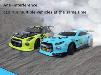Радиоуправляемая машина Volantex RC для дрифта зеленый 4WD 2.4G 1/14 RTR