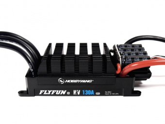 Бесколлекторный регулятор Hobbywing FLYFUN-130A-HV-OPTO-V5 (130A-160A, Aircraft)