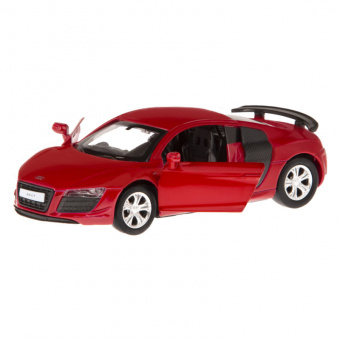 Машина АВТОПАНОРАМА Audi R8 GT, красный, 1/43, инерция, откр. двери, в/к 17,5*12,5*6,5 см