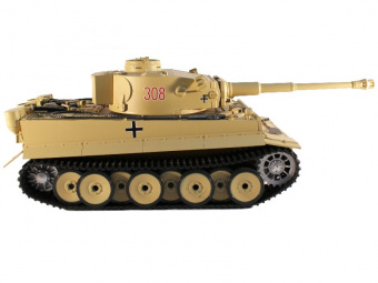 Радиоуправляемый танк Taigen 1:16 German Tiger 1 желтый (раняя версия) 2.4 Ghz (пневмо)