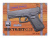 Пистолет металлический Glock 17 G.15  18,5см в/к