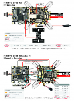 Плата MATEKSYS FCHUB-VTX с видеопередатчиком 5.8Ghz