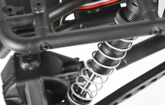 Краулер Axial 1/10 Wraith Spawn 4WD Rock Racer Brushed RTR (белый)