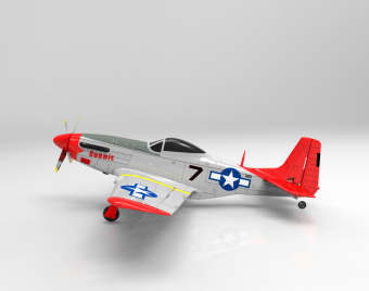 Радиоуправляемый самолет Volantex 768-1 Mustang PNP