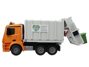 Радиоуправляемая машина мусоровоз Mercedes-Benz Actros масштаб 1:20