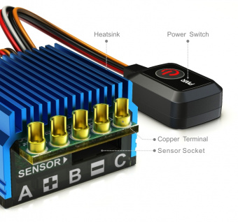 1/10 TORO TS50 ESC 50A (Sensored)