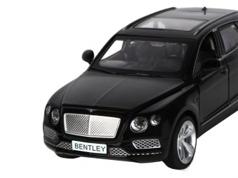 Машина ''АВТОПАНОРАМА'' Bentley Bentayga, черный, 1/34, свет, звук, инерция, в/к 17,5*13,5*9 см