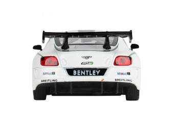 Машина ''АВТОПАНОРАМА'' Bentley Continental GT3, белый, 1/32, свет, звук, инерция, в/к 17,5*13,5*9 см