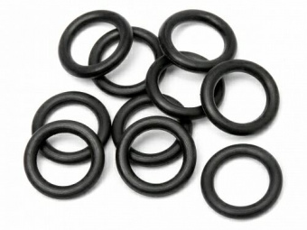 Кольца силиконовые O-RING 4X1MM (BLACK/10шт)
