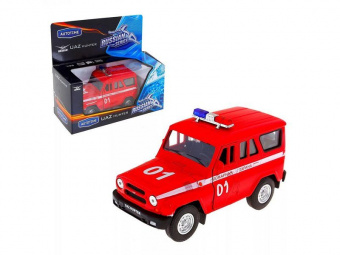 Машина Autotime ''UAZ HUNTER'' пожарная охрана 1:36