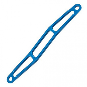 Alum. Battery Hold Down Plate (Blue)
