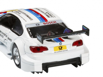 Машина АВТОПАНОРАМА BMW M3 DTM, 1/42, белый, инерция, откр. двери, в/к 17,5*12,5*6,5 см