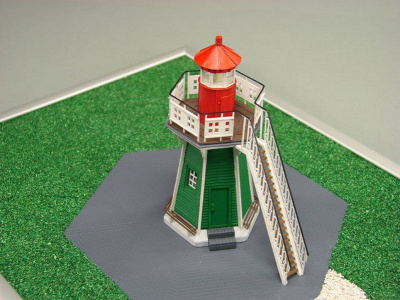 Сборная картонная модель Shipyard маяк Bunthauser Spitze Lighthouse (№54), 1/87
