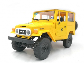 Радиоуправляемая машина WPL Toyota FJ40 (желтая) 4WD 2.4G 1/16 RTR