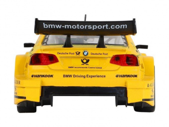 Машина ''АВТОПАНОРАМА'' BMW M3 DTM, желтый, 1/32, свет, звук, инерция, в/к 17,5*13,5*9 см