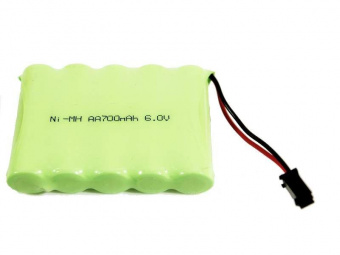 Аккумулятор Ni-Mh 700mAh, 6V для автомоделей WPL (без пропорционального серво) B-14, B-24, C-14, C-24, B-16, B-36