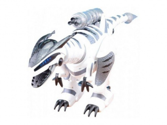 Радиоуправляемый робот-динозавр LENENG TOYS K9 Dinosaur звук, свет, танцы, сенсор, стреляет присосками