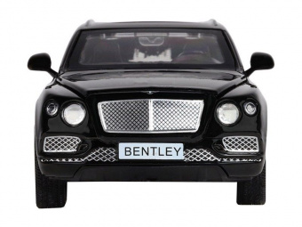 Машина ''АВТОПАНОРАМА'' Bentley Bentayga, черный, 1/34, свет, звук, инерция, в/к 17,5*13,5*9 см
