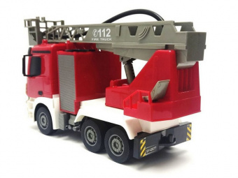 Радиоуправляемая пожарная машина Double Eagle Mercedes-Benz ANTOS 1/26 2.4G брызгает водой RTR