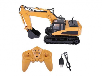Радиоуправляемый экскаватор HUI NA TOYS 2.4G 15CH 1/16 RTR