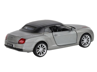 Машина ''АВТОПАНОРАМА'' Bentley Supersport ISR серый, 1/43, инерция, в/к 17,5*12,5*6,5 см