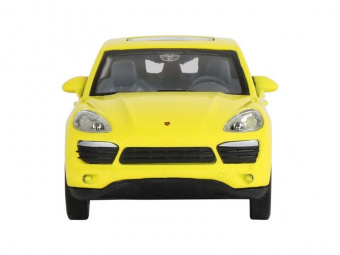 Машина ''АВТОПАНОРАМА'' Porsche Cayenne S, желтый, 1/32, свет, звук, инерция, в/к 17,5*13,5*9 см