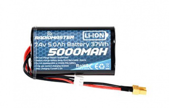 Аккумулятор для передатчика RadioMaster TX16s (LiIon 5000mah 2S) 7.4V разъём XT-30