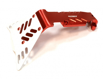 Защита днища зад (красная) для Traxxas 1/10 E-Revo, Revo 3.3, Summit