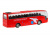 Автобус ''Автопанорама'', красный, 1/90, свет, звук, инерция, в/к 22*13,5*5,8 см