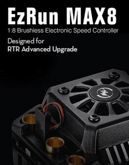 Бесколлекторная бессенсорная система Ezrun COMBO-MAX8 / XT90-4274 / 2200KV для моделей масштаба 1:8