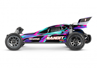 Радиоуправляемая багги TRAXXAS BANDIT 1:10 Brushless 2WD RTR W/MAG 272 TRANS PRPL