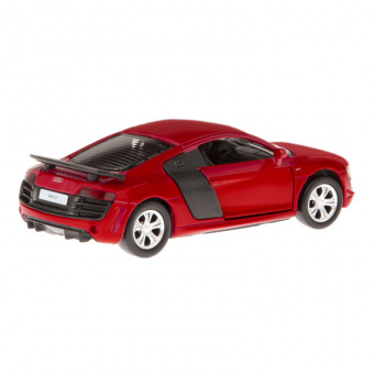 Машина АВТОПАНОРАМА Audi R8 GT, красный, 1/43, инерция, откр. двери, в/к 17,5*12,5*6,5 см