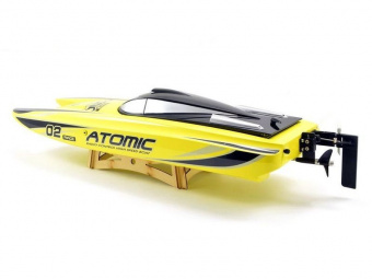 Радиоуправляемый катамаран Volantex RC 792-4 ATOMIC 700 желтый Brushless 2.4G LiPo RTR