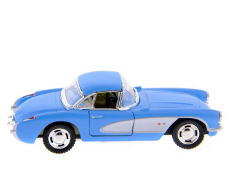 Машина Kinsmart Chevrolet Corvette 1957 инерция (1/12шт.) 1:34 б/к