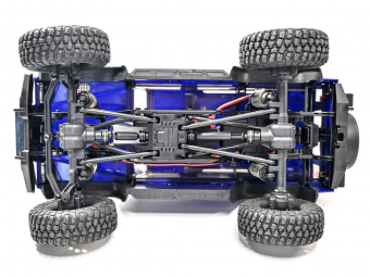Радиоуправляемый краулер Remo Hobby OFF-ROAD (синий) 4WD 2.4G 1/18 RTR