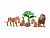 Набор фигурок животных MASAI MARA MM201-006 серии Мир диких животных: Семья львов, 6 пр.