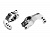 Кулаки задние (серебро) для 1/10 Stampede 2WD Rustler Bandit Slash 2WD