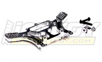Бабочка задняя (серебро) для Traxxas 1/10 Slash 2WD