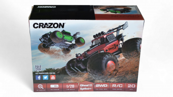 Радиоуправляемая Трагги / машинка на пульте управления CraZon Ghost / Sprint 2WD 1:28 (Сменные Колеса и Корпус)