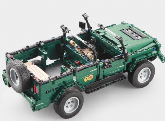 Радиоуправляемый конструктор CaDA Technic Военный джип (561 деталь)
