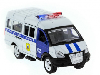 Машина ''АВТОПАНОРАМА'' инерц. ГАЗель (полиция) 1/50, в/к 14,5*8*5,5 см