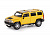 Машина ''АВТОПАНОРАМА'' Hummer H3, желтый, 1/24, свет, звук, в/к 24,5*12,5*10,5 см