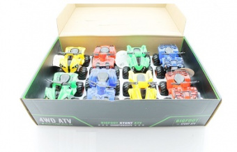 Машина инерционная KLX ATV 4WD в асс. в/к