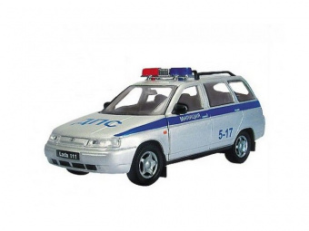 Машина Autotime LADA 111 полиция 1:36