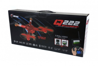 Радиоуправляемый Квадрокоптер WL Toys Q222K FPV 2.4G Черный