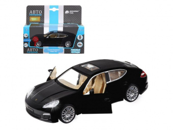 Машина ''АВТОПАНОРАМА'' Porsche Panamera S, черный, 1/32, свет, звук, инерция, в/к 17,5*13,5*9 см